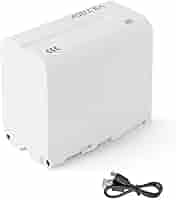 NP-F980 バッテリー カメラ モニター ビデオライトNP-F970 750 Amazon | VILTROX 6600mAh残量表示 NP-F970バッテリー ビデオ